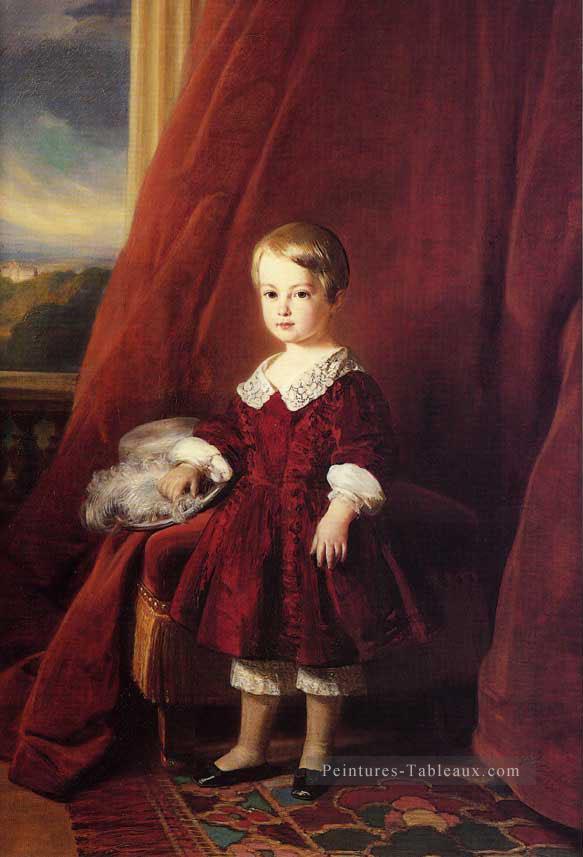 Louis Philippe Marie Ferdinand Gaston DOrleans Comte DEu portrait royauté Franz Xaver Winterhalter Peintures à l'huile